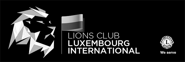Logo black Lions Club Luxembourg International LCLI