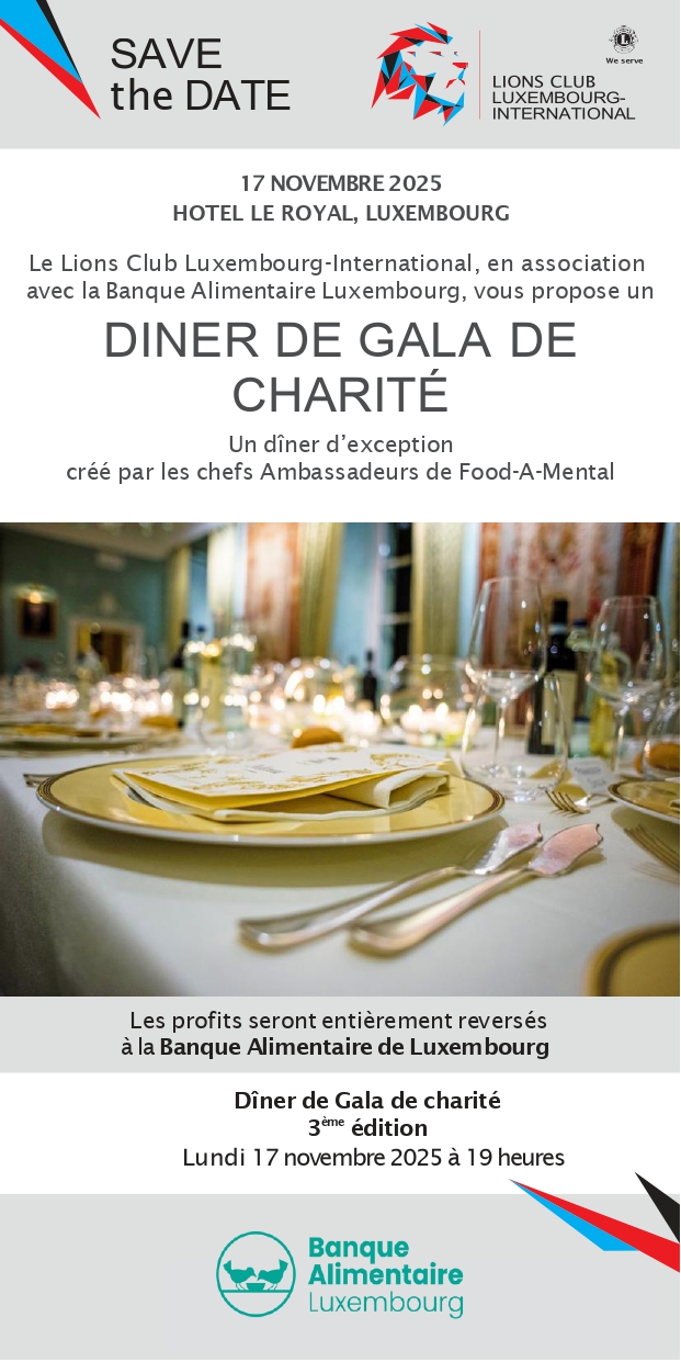 Gala de Charité 2 lions club luxembourg international